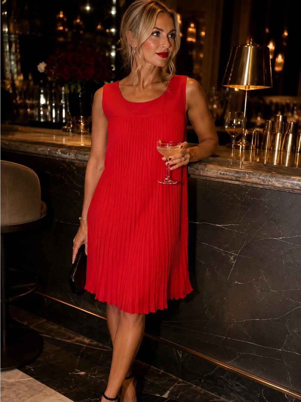 Women's Pleated Dress